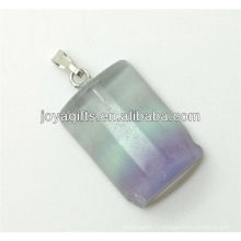 Vente en gros pendentif en fluorite naturel de haute qualité pour collier